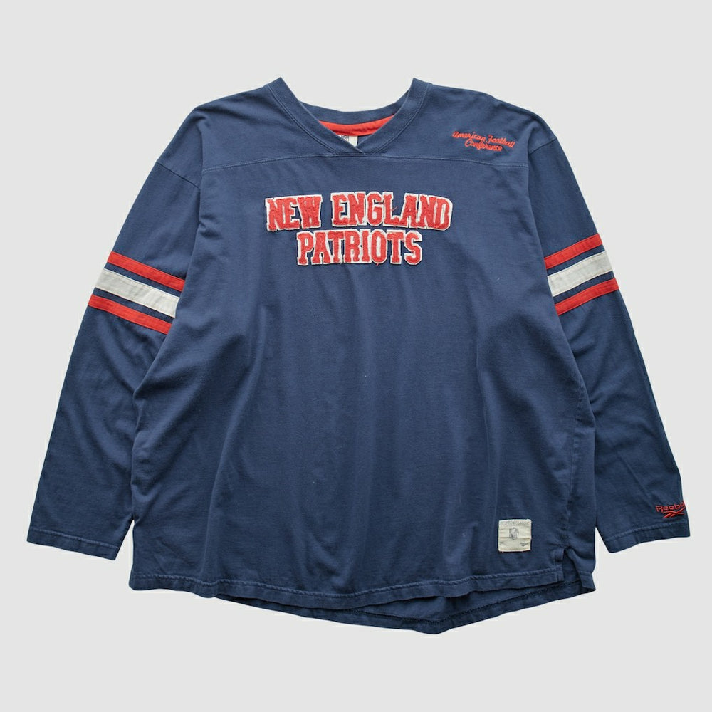 New England Patriots NFL 2000s Long Sleeve T-shirt - Navy T-shirts