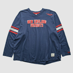 New England Patriots NFL 2000s Long Sleeve T-shirt - Navy T-shirts