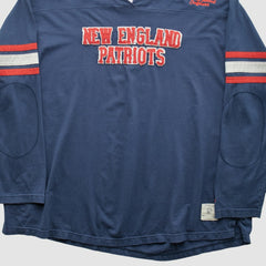 New England Patriots NFL 2000s Long Sleeve T-shirt - Navy T-shirts