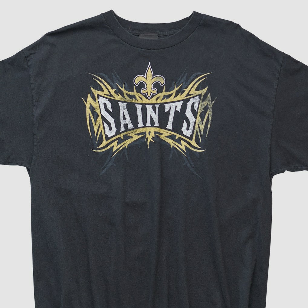 New Orleans Saints Reebok 2000s T-shirt - Black T-shirts