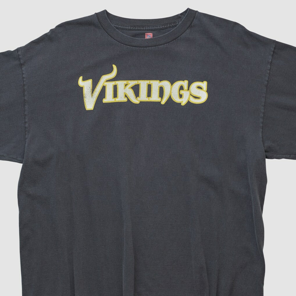 Minnesota Vikings NFL 2000s Long Sleeve T-shirt - Black T-shirts