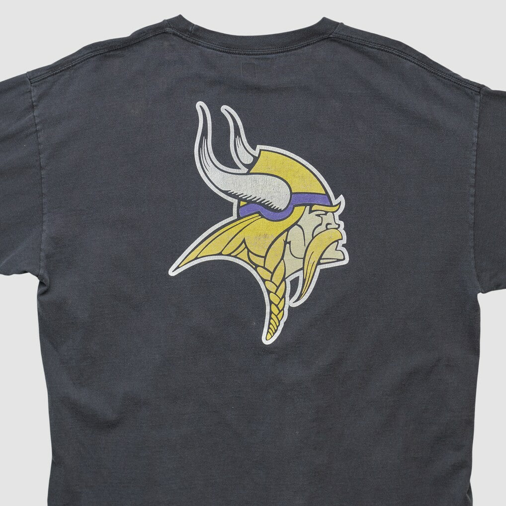 Minnesota Vikings NFL 2000s Long Sleeve T-shirt - Black T-shirts