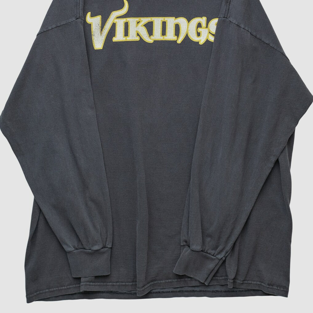Minnesota Vikings NFL 2000s Long Sleeve T-shirt - Black T-shirts