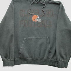 Cleveland Browns Majestic 2010s Hooded Pullover Sweatshirt - Gray Pullover