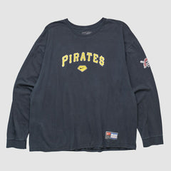 Pittsburgh Pirates Nike 2000s Long Sleeve T-shirt - Navy - XVintage T-shirts