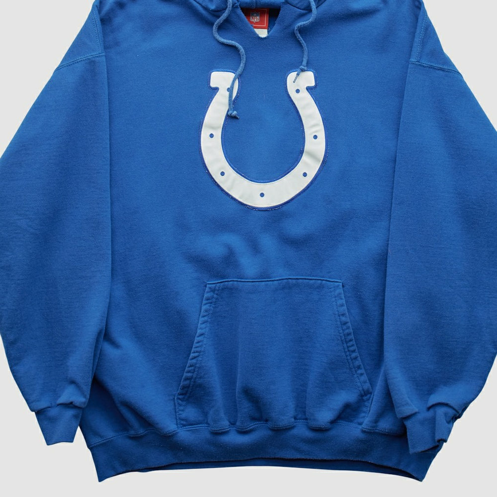 Indianapolis Colts NFL 2000s Hooded Pullover Sweatshirt - Blue Pullover