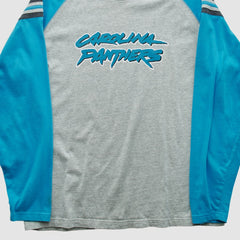 Carolina Panthers Reebok 2000s Long Sleeve T-shirt - Heather Gray T-shirts