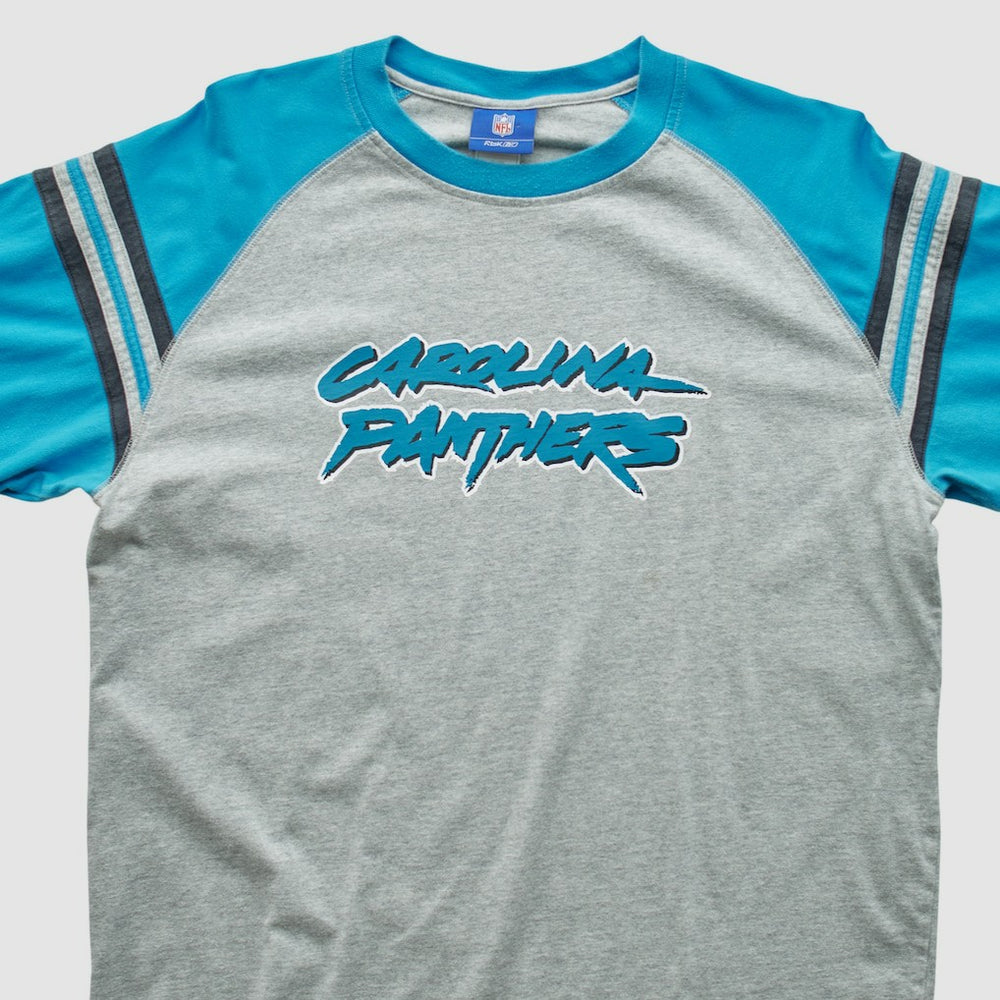 Carolina Panthers Reebok 2000s Long Sleeve T-shirt - Heather Gray T-shirts