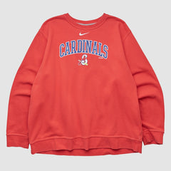 St. Louis Cardinals Nike 2010s Pullover Sweatshirt - Red - Vintage Pullover