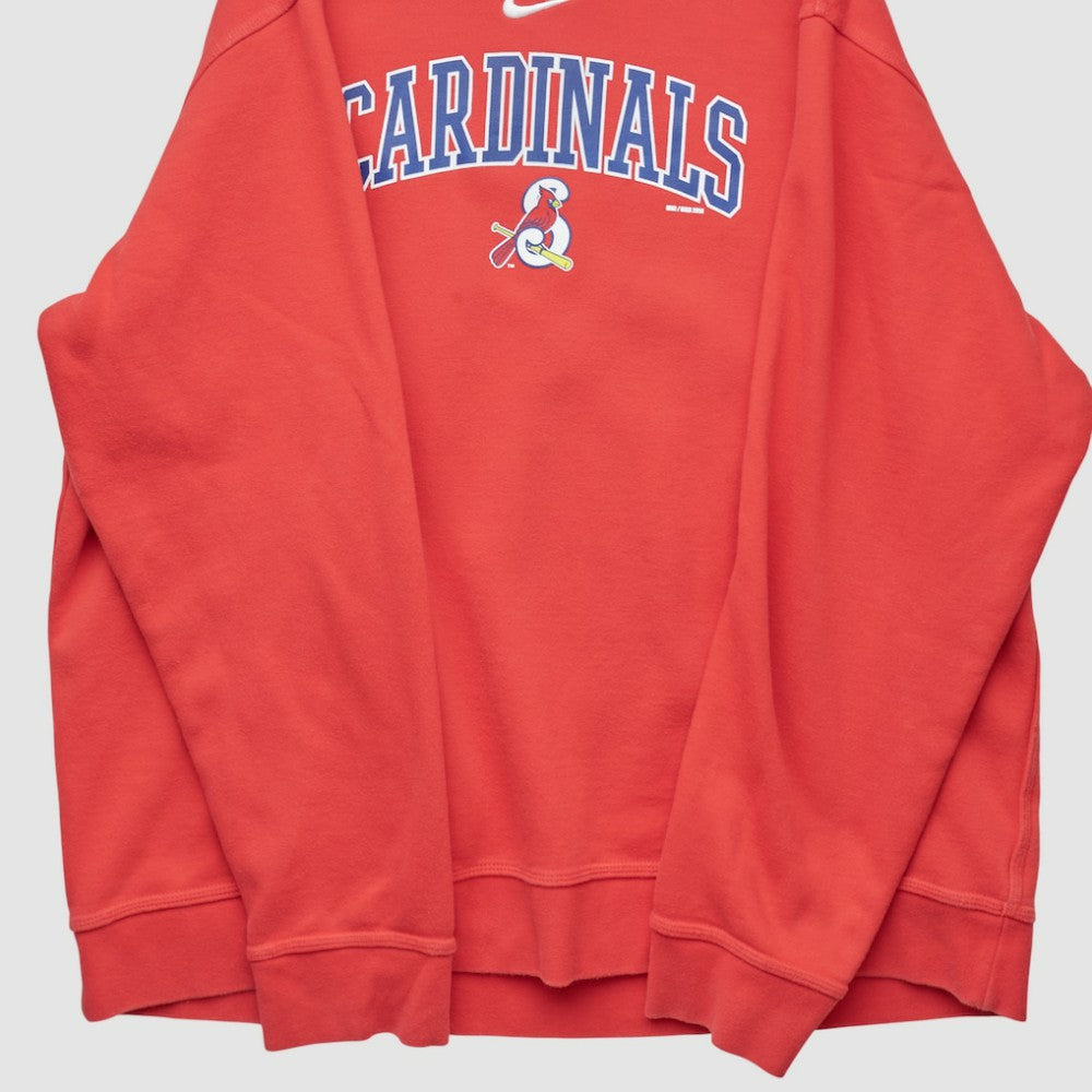 St. Louis Cardinals Nike 2010s Pullover Sweatshirt - Red - Vintage Pullover