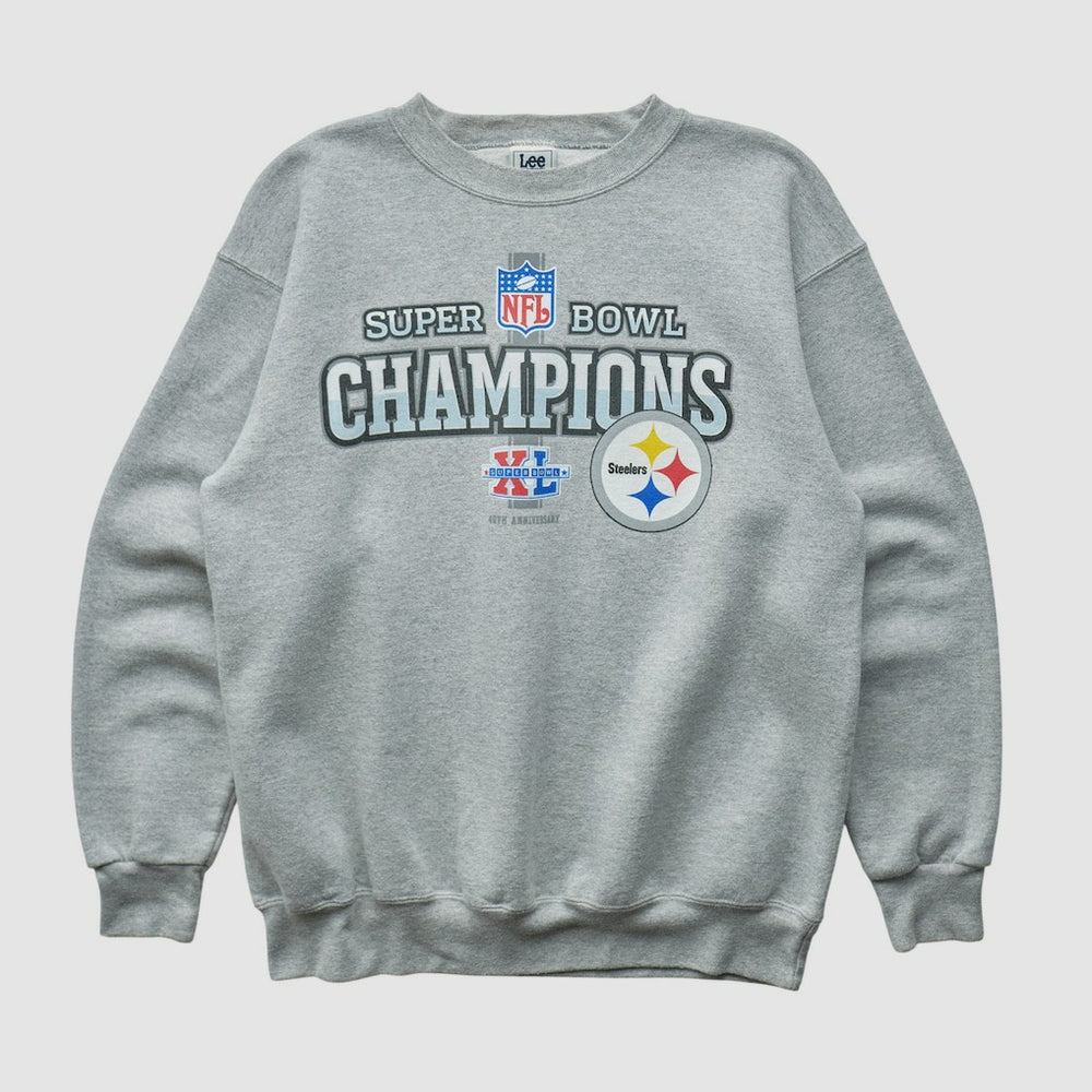 Pittsburgh Steelers Lee Apparel 2006 Pullover Sweatshirt - Heather Gray Pullover