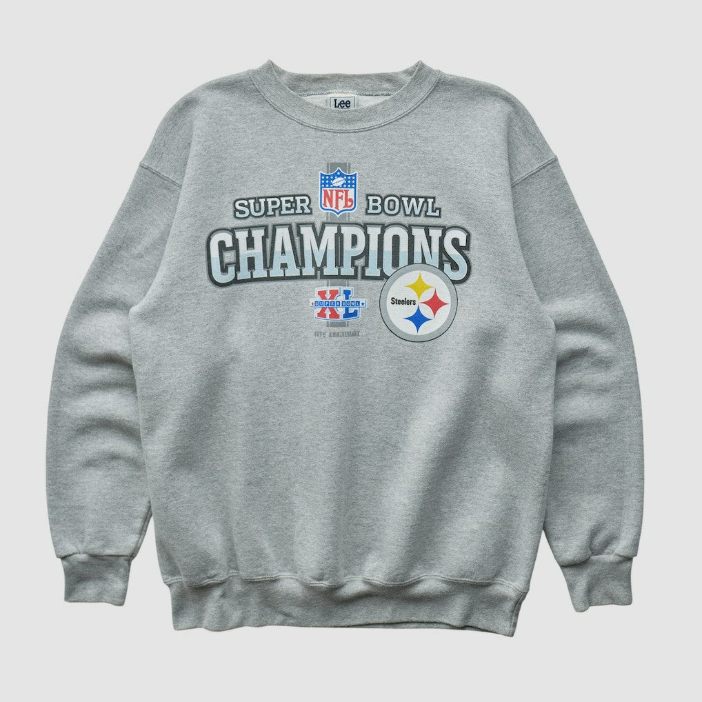 Pittsburgh Steelers Lee Apparel 2006 Pullover Sweatshirt - Heather Gray Pullover