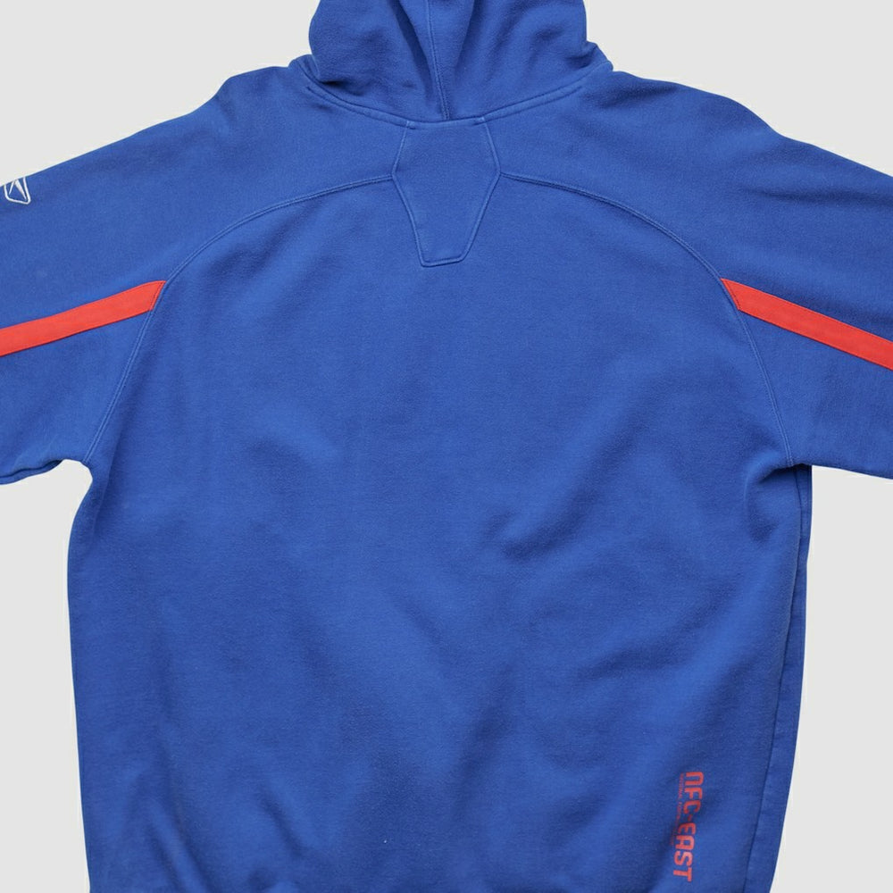 New York Giants Reebok 2000s Hooded Pullover Sweatshirt - Blue Pullover