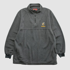 Minnesota Vikings NFL 2000s 1/4 Zip Sweatshirt - Dark Heather Gray Sweatshirts