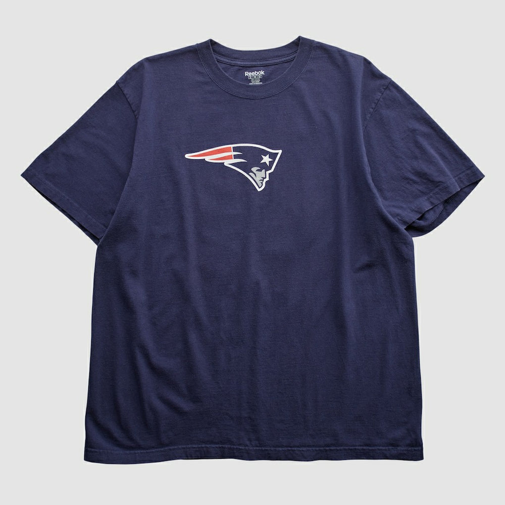 New England Patriots Reebok 2000s T-shirt - Navy T-shirts
