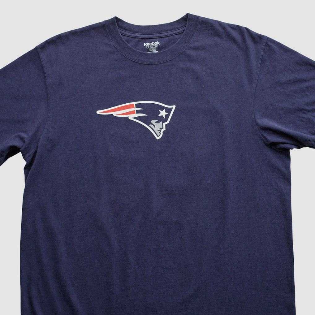 New England Patriots Reebok 2000s T-shirt - Navy T-shirts