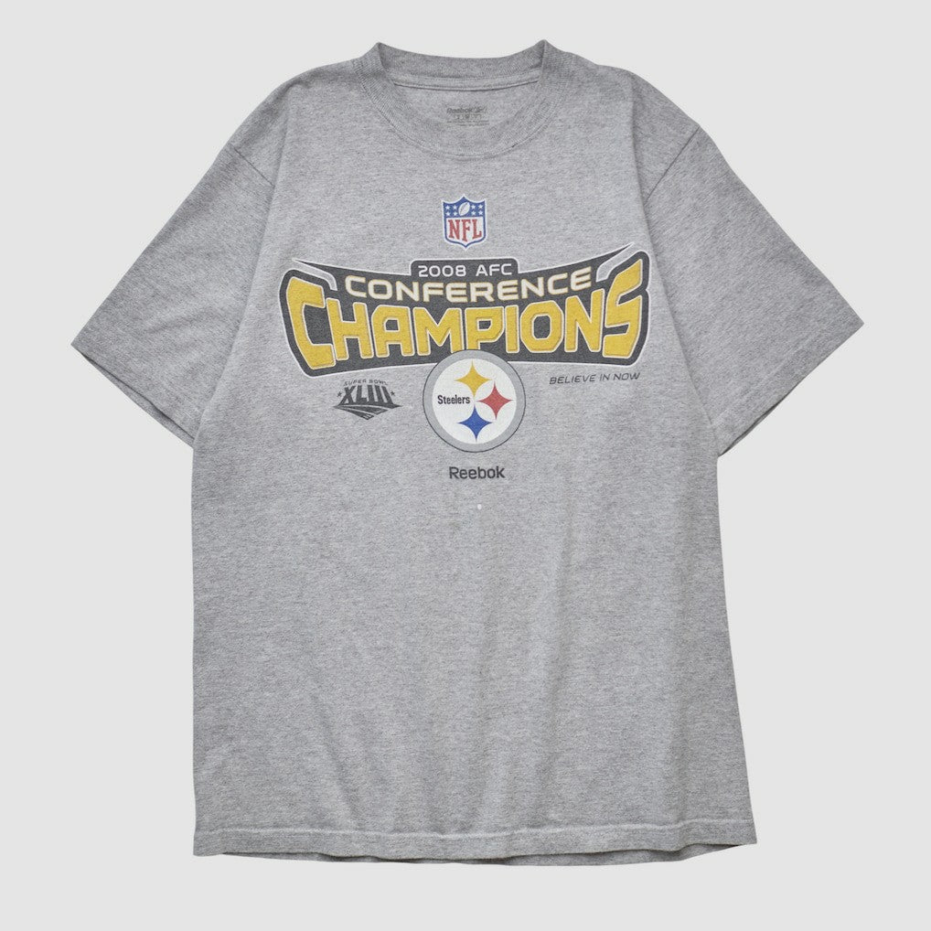 Conference Champions Reebok 2008 T-shirt - Heather Gray T-shirts