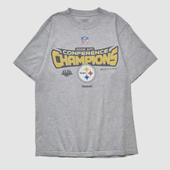 Conference Champions Reebok 2008 T-shirt - Heather Gray T-shirts