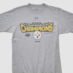 Conference Champions Reebok 2008 T-shirt - Heather Gray T-shirts