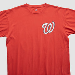 Washington Nationals Majestic 2000s T-shirt - Red - Vintage T-shirts