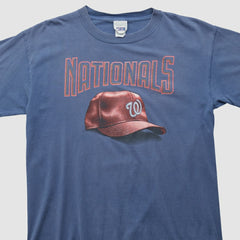 Washington Nationals CSA 2000s T-shirt - Navy - XVintage T-shirts