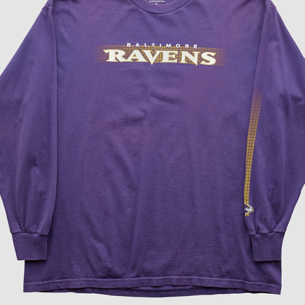 Baltimore Ravens NFL 2010s Long Sleeve T-shirt - Purple T-shirts