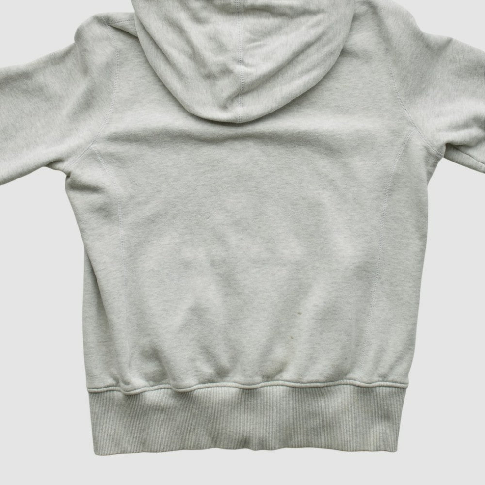New York Yankees Nike 2000s Hooded Full Zip Sweatshirt - Heather Gray - XVintage Sweatshirts
