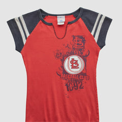 St. Louis Cardinals Genuine Merchandise 2000s T-shirt - Red - Vintage T-shirts