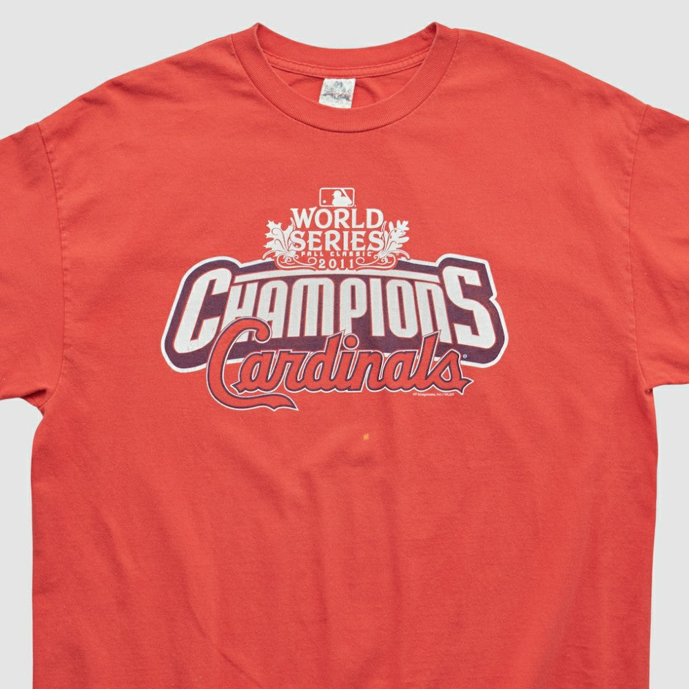 St. Louis Cardinals Alstyle 2011 T-shirt - Red - Vintage T-shirts