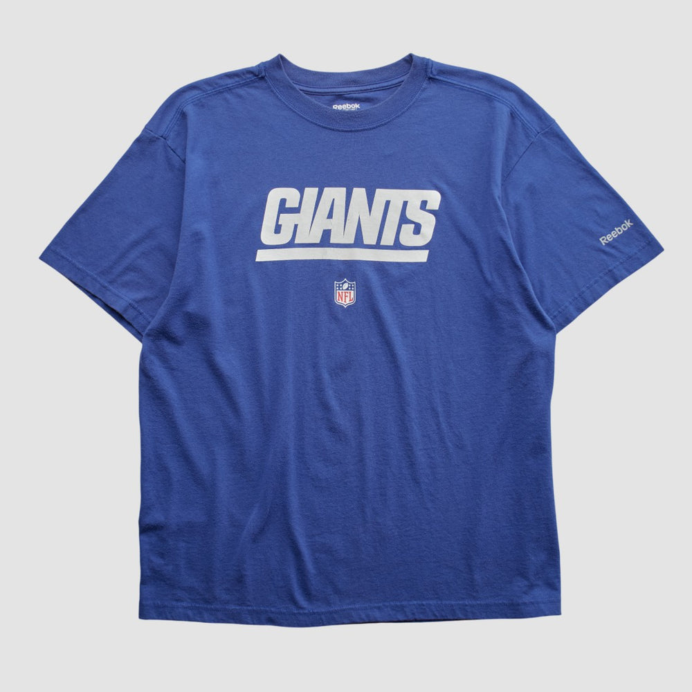 New York Giants Reebok 2000s T-shirt - Blue T-shirts