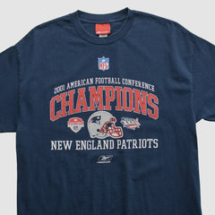 New England Patriots Reebok 2001 T-shirt - Navy T-shirts