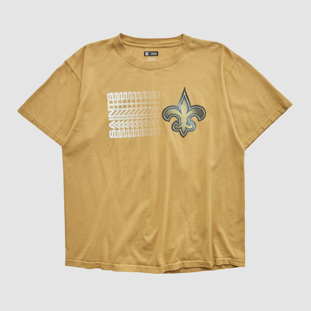 New Orleans Saints NFL 2010s T-shirt - Yellow T-shirts