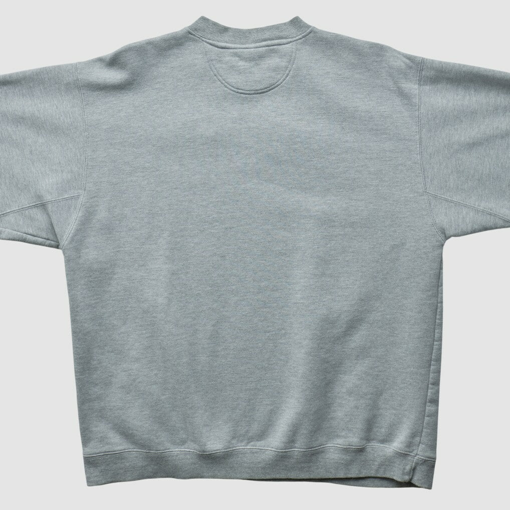 New York Jets Reebok 2000s Pullover Sweatshirt - Heather Gray Pullover