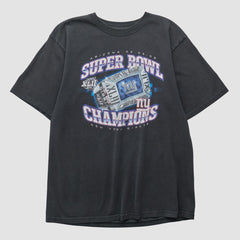 New York Giants Reebok 2008 T-shirt - Black T-shirts