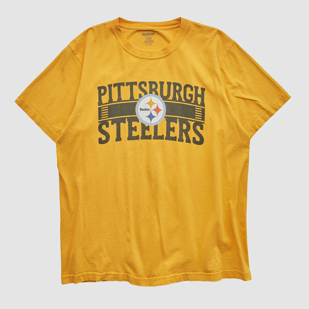Pittsburgh Steelers Reebok 2000s T-shirt - Yellow T-shirts