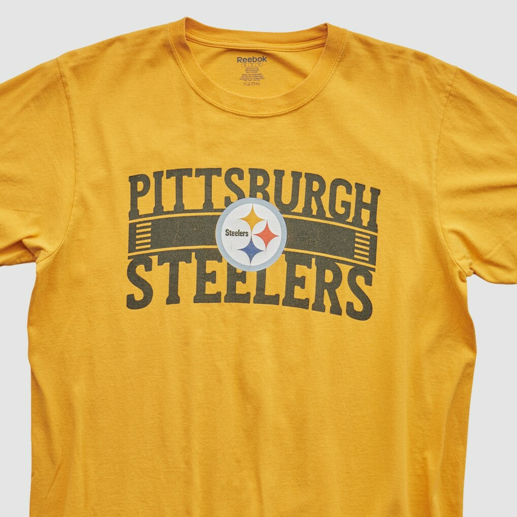 Pittsburgh Steelers Reebok 2000s T-shirt - Yellow T-shirts
