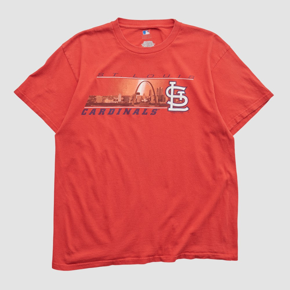 St. Louis Cardinals Genuine Merchandise 2000s T-shirt - Red - Vintage T-shirts