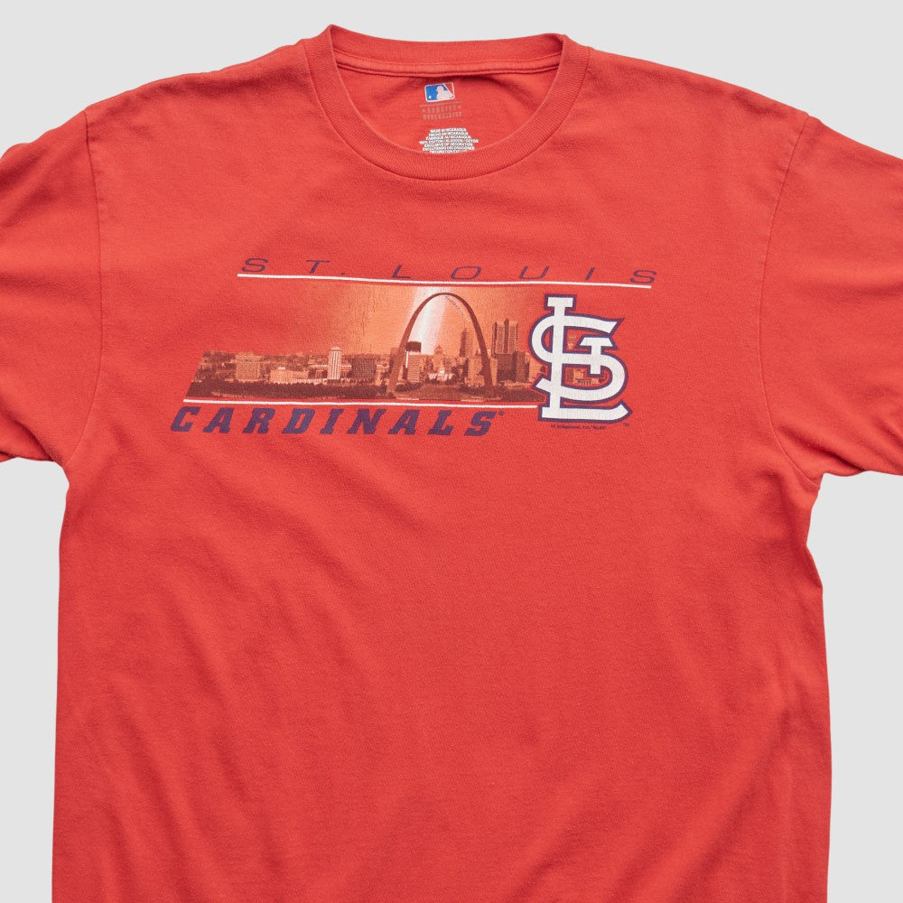 St. Louis Cardinals Genuine Merchandise 2000s T-shirt - Red - Vintage T-shirts