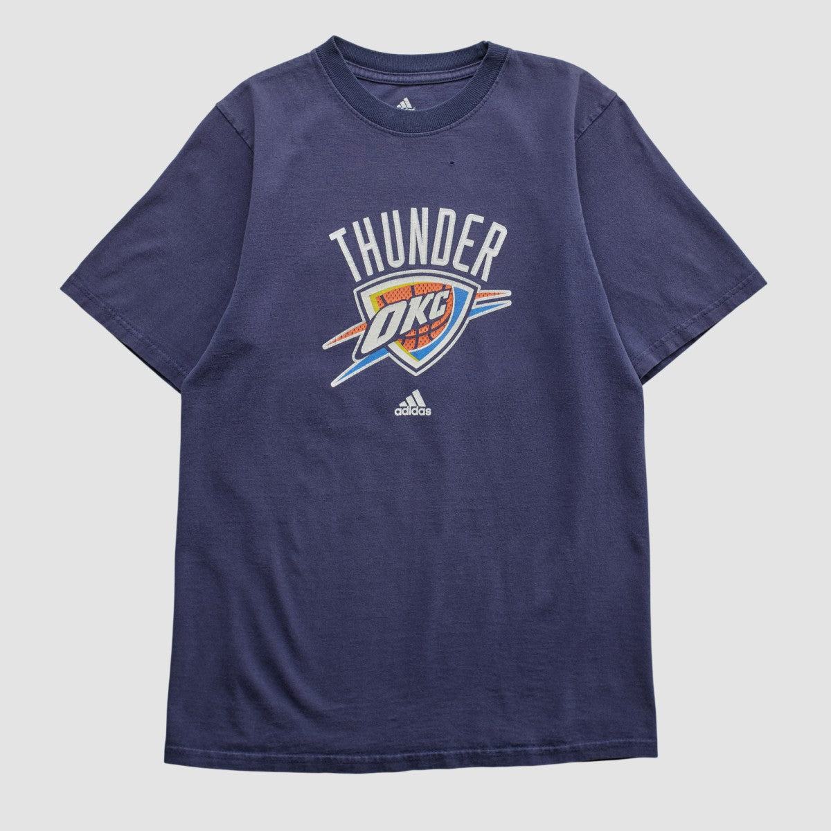 Oklahoma City Thunder 2010s T-shirt Navy Vintage - Adidas