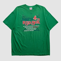Boston Red Sox Majestic 2000s T-shirt - Green - XVintage T-shirts
