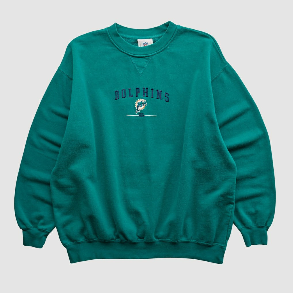 Miami Dolphins NFL 2000s Pullover Sweatshirt - Teal Pullover