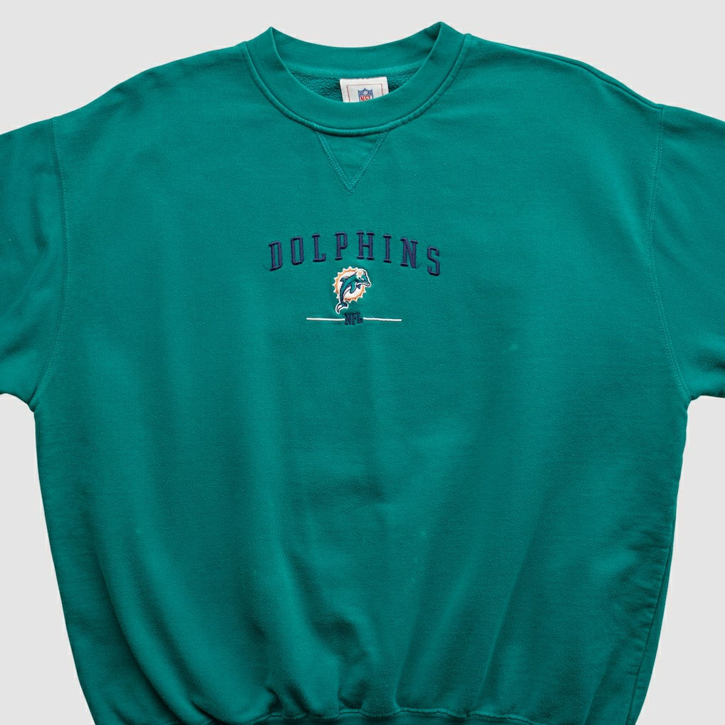 Miami Dolphins NFL 2000s Pullover Sweatshirt - Teal Pullover