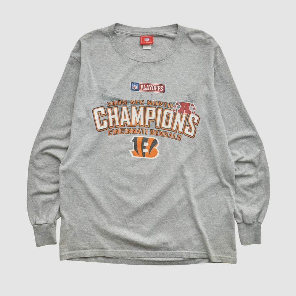 Cincinnati Bengals NFL 2005 Long Sleeve T-shirt - Heather Gray T-shirts