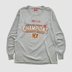 Cincinnati Bengals NFL 2005 Long Sleeve T-shirt - Heather Gray T-shirts