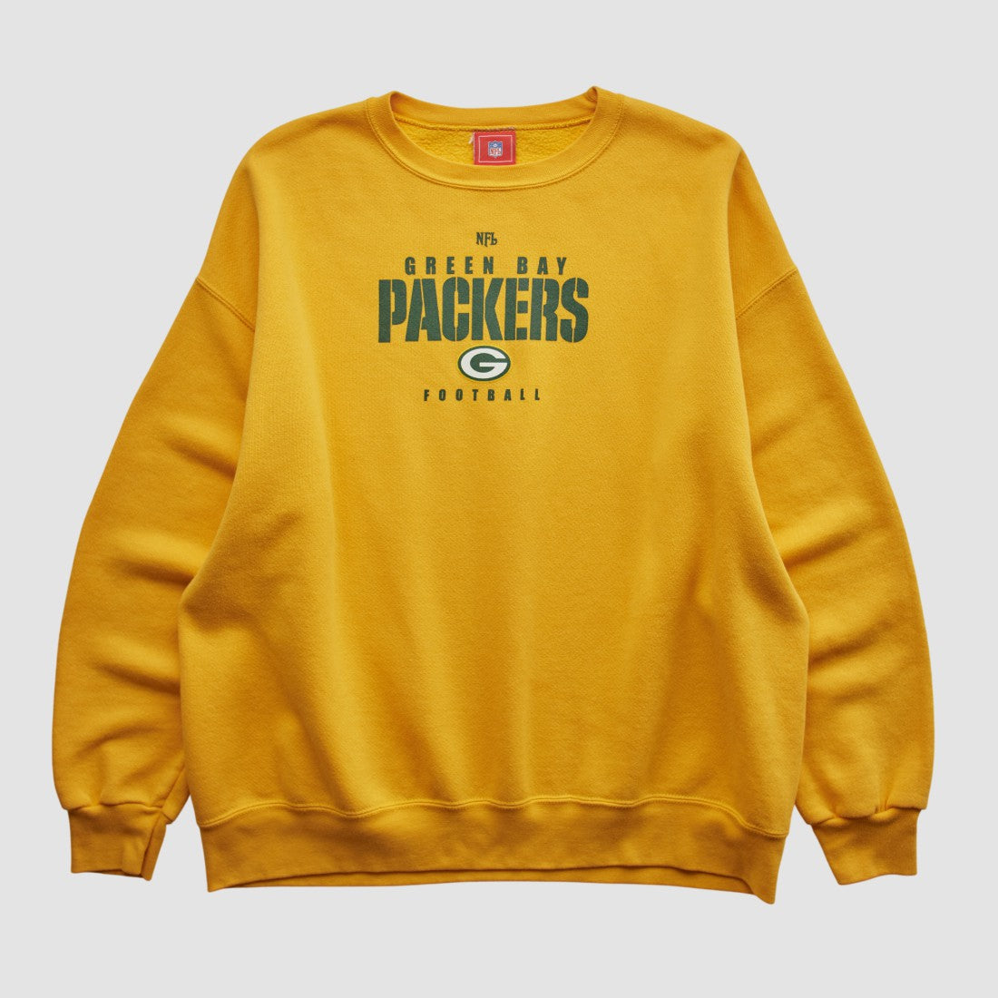Green Bay Packers NFL 2000s Pullover Sweatshirt - Yellow Pullover