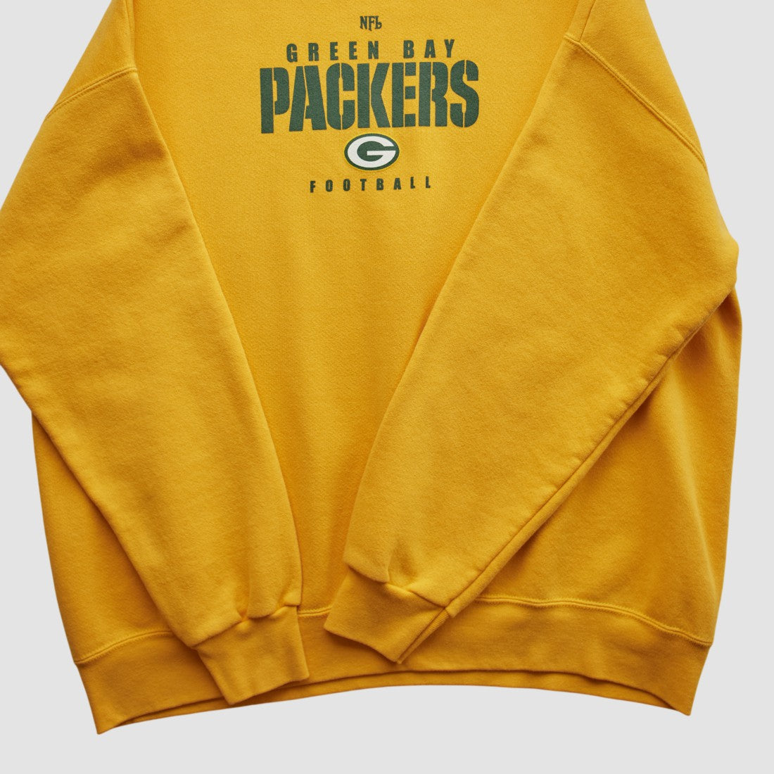 Green Bay Packers NFL 2000s Pullover Sweatshirt - Yellow Pullover