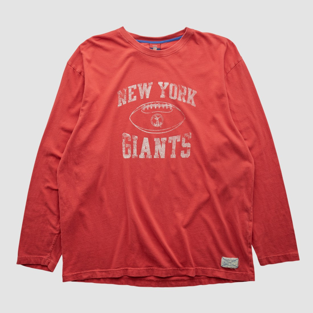 New York Giants Reebok 2000s Long Sleeve T-shirt - Red T-shirts