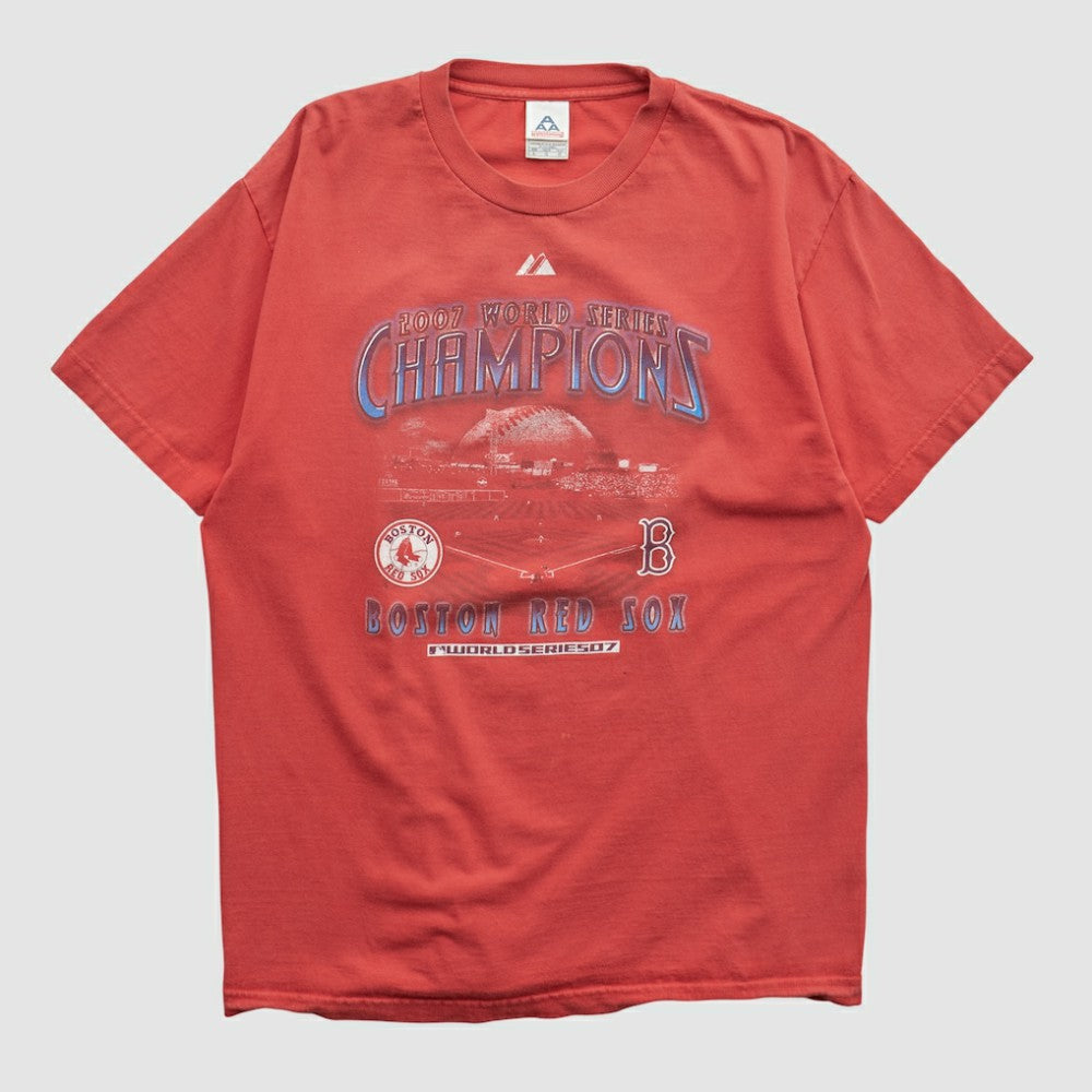 Boston Red Sox Alstyle 2007 T-shirt - Red - Vintage T-shirts