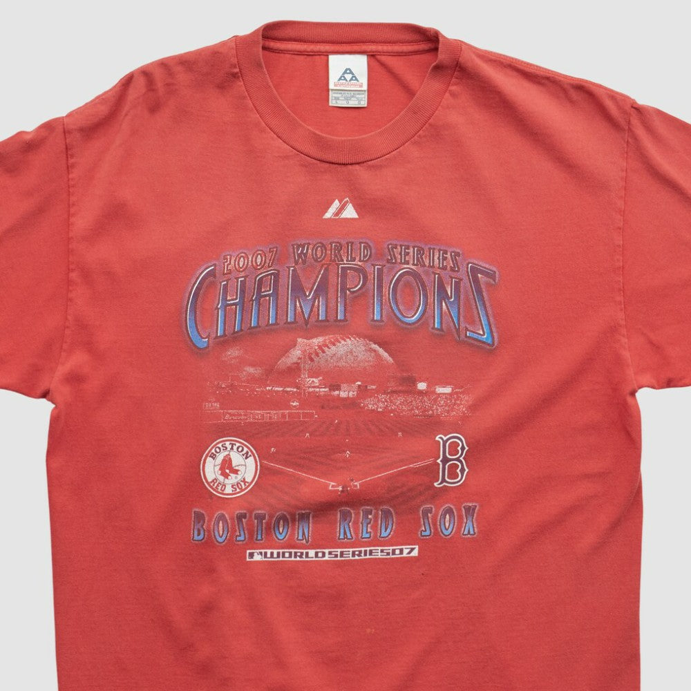 Boston Red Sox Alstyle 2007 T-shirt - Red - Vintage T-shirts