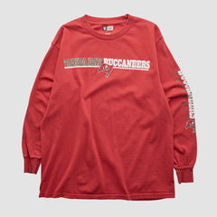Tampa Bay Buccaneers NFL 2010s Long Sleeve T-shirt - Red T-shirts